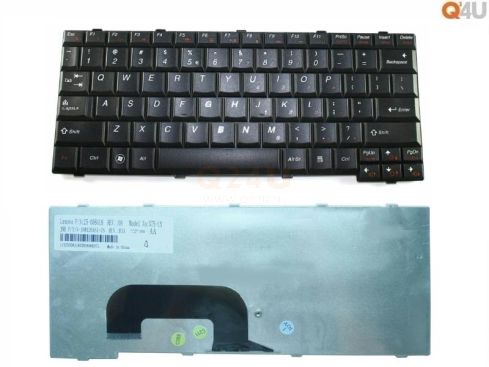 Lenovo IdeaPad S12 series laptop toetsenbord, US - zwart
