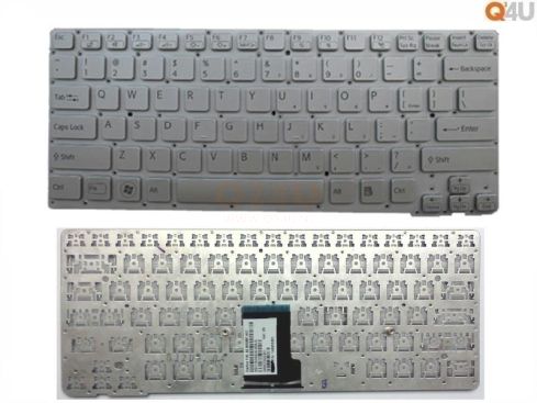 Sony VAIO VPC-CA series laptop toetsenbord, US - wit