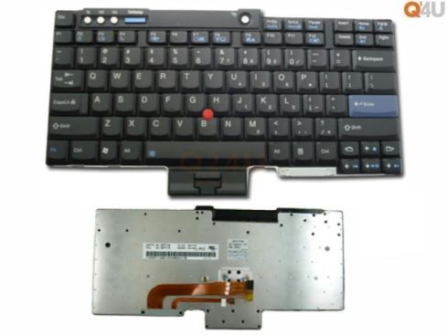 Lenovo ThinkPad R500 T400 T61 Z60 series laptop toetsenbord, US - zwart