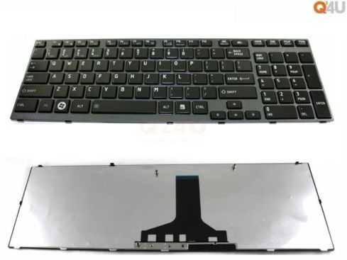 Toshiba Satellite P750 P755 P770 series laptop toetsenbord, US - zwart - zonder licht