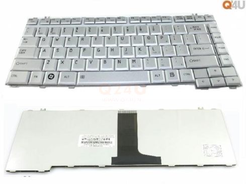 Toshiba Portege M900 Satellite U500 series laptop toetsenbord, US - zilver
