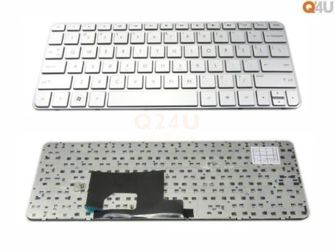HP Mini 210-1000 210-200 210-300 210-4000 series laptop toetsenbord, US - zilver