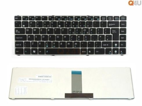 Asus Eee PC 1201HA laptop toetsenbord, US - zwart