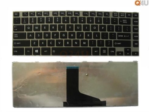 Toshiba Satellite M800 C800 L800 L830 M805 L805 series laptop toetsenbord, US - zwart