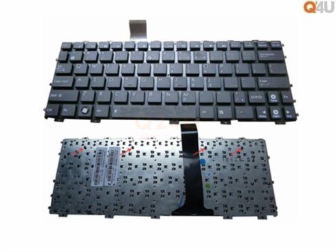 Asus Eee PC 1011 1015 series laptop toetsenbord, US - zwart
