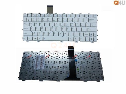 Asus Eee PC 1011 1015 series laptop toetsenbord, US - wit