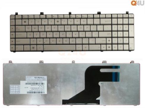 Asus N55SF N55SL N57 E N57S series laptop toetsenbord, US - zilver