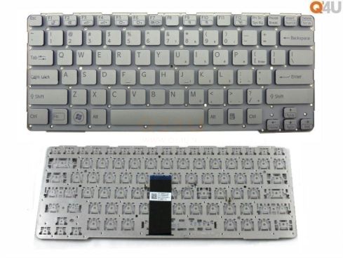 Sony Vaio SVE14A Series laptop toetsenbord, US - zilver
