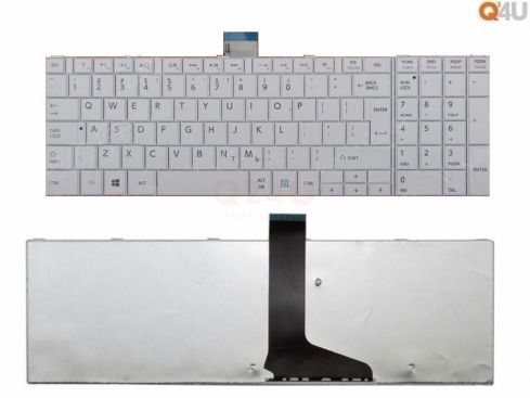 Toshiba Satellite C850 C870 C850 C870 series laptop toetsenbord, US - wit