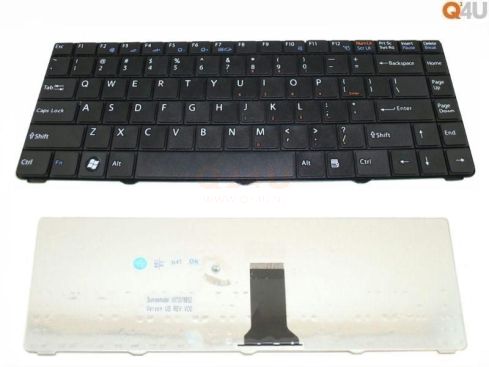 Sony Vaio VGN-NR series laptop toetsenbord, US - zwart