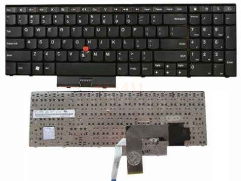 Lenovo Thinkpad Edge E520 520S E525 series laptop toetsenbord, US - zwart - met pointer