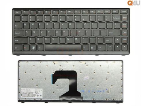 lenovo IdeaPad S300 S400 S400T S405 laptop toetsenbord, US - zwart
