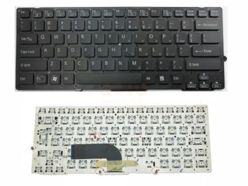 Sony Vaio VPC-SD VPC-SB series laptop toetsenbord, US - zwart