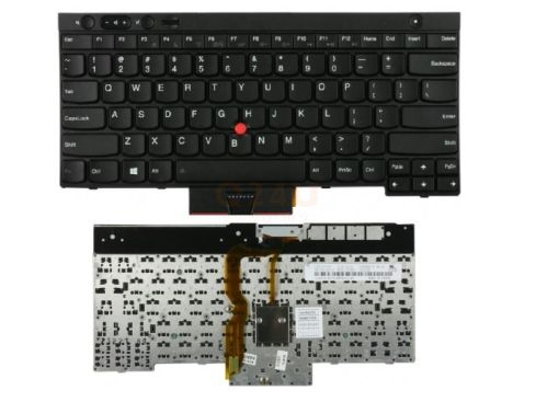 Lenovo ThinkPad L430 L530 T430 T530 W530 series laptop toetsenbord, US - zwart - zonder licht - gebruikt