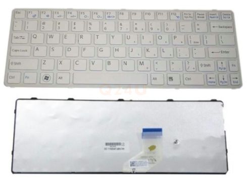 Sony SVE11 series laptop toetsenbord, US - wit