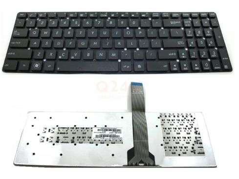 Asus A55 K55 series laptop toetsenbord, US - zwart