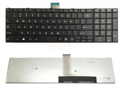 Toshiba Satellite L50 L50-A L50D series laptop toetsenbord, US - zwart
