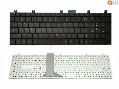 Medion Akoya E7210 MSI CR500 series laptop toetsenbord, US - zwart