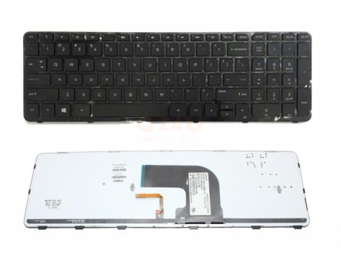HP ENVY DV6-7000 DV6-7100 DV6-7200 DV6-7300 seriestoetsenbord, US - zwart - met licht