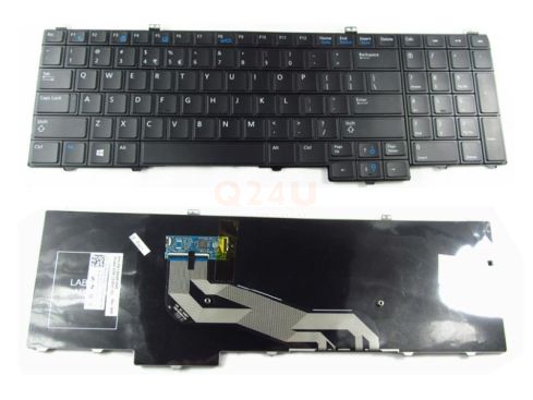 Dell Latitude E5540 series laptop toetsenbord, US - zwart - zonder licht