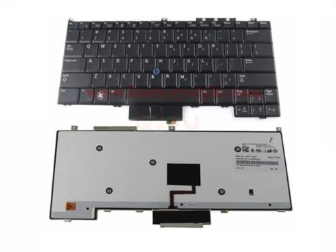 Dell Latitude E4300 E4310 laptop toetsenbord, US - zwart - met licht