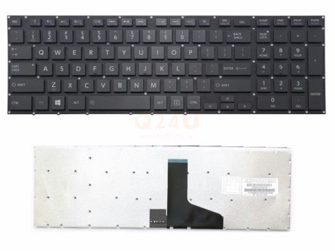 Toshiba Satellite P50-A P50-B P50T P50T-A P70-A P75-A laptop toetsenbord, US - zwart