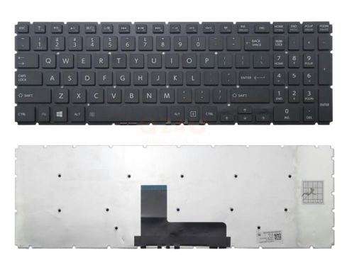 Toshiba Satellite L50-B L50D-B L50DT-B series laptop toetsenbord, US - zwart