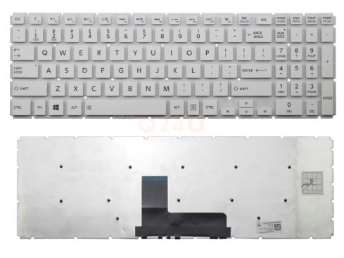 Toshiba Satellite L50-B L50D-B L50DT-B series laptop toetsenbord, US - wit