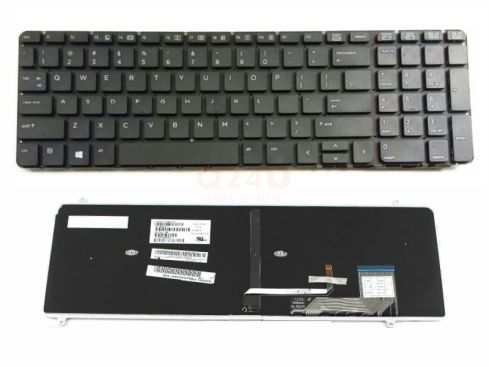 HP Envy TouchSmart M6-k series laptop toetsenbord, US - zwart - met licht
