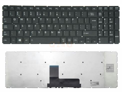 Toshiba Satellite L50-B L50D-B L50DT-B series laptop toetsenbord, US - zwart - BIG enter