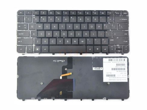 HP Folio 13-1000 13-2000 series laptop toetsenbord, US - zwart - met licht