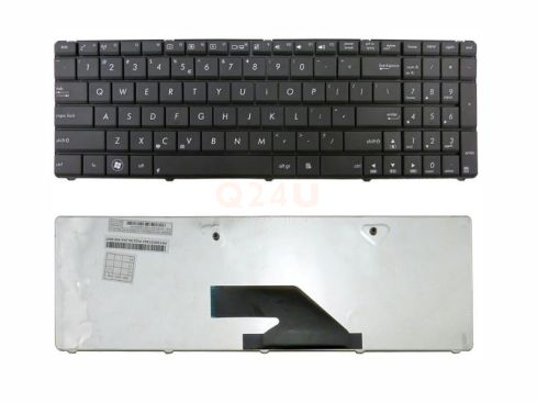 Asus A75 series laptop toetsenbord, US - zwart