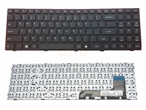 LENOVO IdeaPad 100-15IBY series laptop toetsenbord, US - zwart