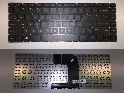 Hp 14-AC series laptop toetsenbord, US - zwart