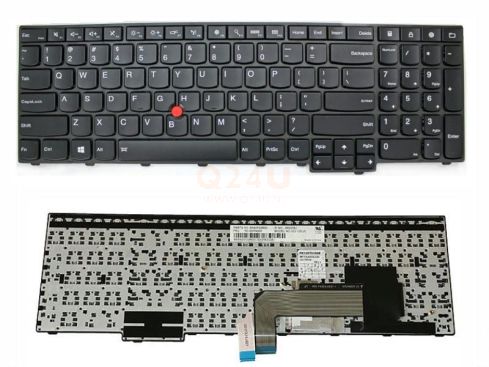 Lenovo Thinkpad Edge E550 E555 T550 T555 series laptop toetsenbord, US - zwart - met licht