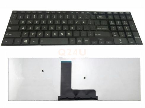 Toshiba Satellite C50-B C50A-B C55-B series laptop toetsenbord, US - zwart