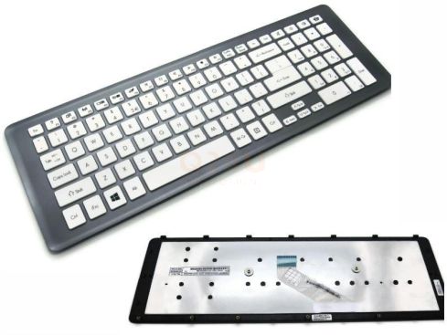 Acer.. Gateway NV76R series laptop toetsenbord, US - wit - zilver frame