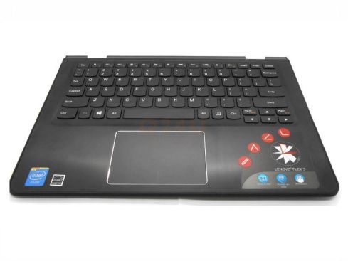 Lenovo Flex 3-1120 80LX laptop top case , US - zwart toetsenbord met licht