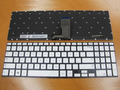 Samsung ATIV Book 6 NP670 NP700 laptop toetsenbord, US - zilver - met licht
