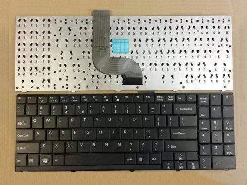 Medion Akoya S5611 S5612 series laptop toetsenbord, US - zwart