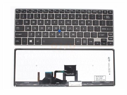 Toshiba Portege Z30-A Z30-T Z30T-A laptop toetsenbord, US - zwart - met licht en pointer - korte kabel