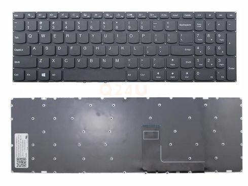 Lenovo IdeaPad V110-15 series laptop toetsenbord, US - zwart - zonder licht