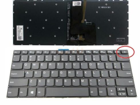 Lenovo IdeaPad 320-14ISK 320S-14IKB 320S-14IKBR laptop toetsenbord, US - zwart - met licht