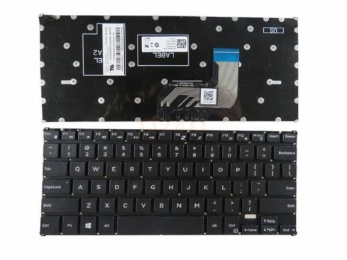 Dell Inspiron 11-3162 3164 3168 3169 3179 series laptop toetsenbord, US - zwart - zonder licht