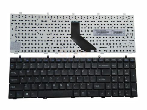 Clevo W350 series laptop toetsenbord, US - zwart