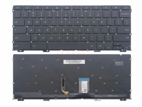 Toshiba Chromebook C30 CB30 CB35 CB35-A Series laptop toetsenbord, US - zwart - met licht