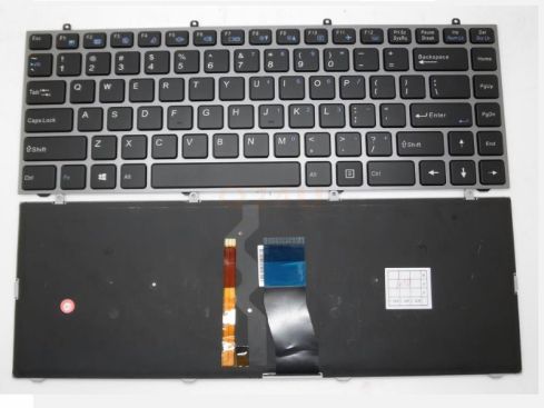 Clevo W230 NP7339 series laptop toetsenbord, US - zwart - met licht