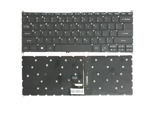 Acer aspire R14 R5-471T R7-372T series laptop toetsenbord, US - zwart