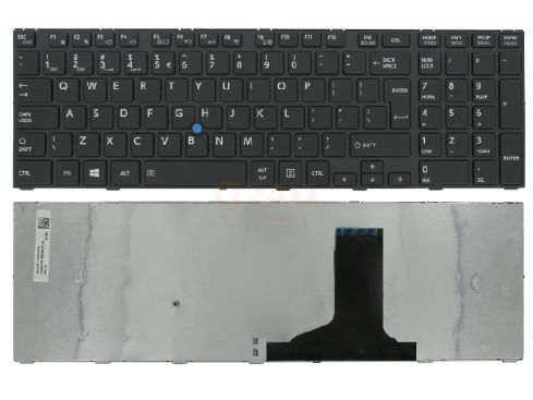 Toshiba Tecra A50-A A50-B W50-A series laptop toetsenbord, US - zwart