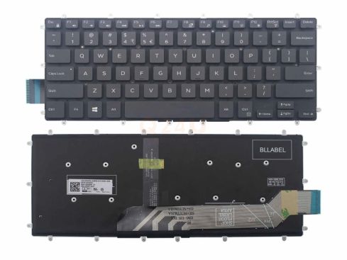 Dell Vostro 14 5468 14 571 14 7460 15 7560 13 5370 laptop toetsenbord, US - zwart - zonder licht
